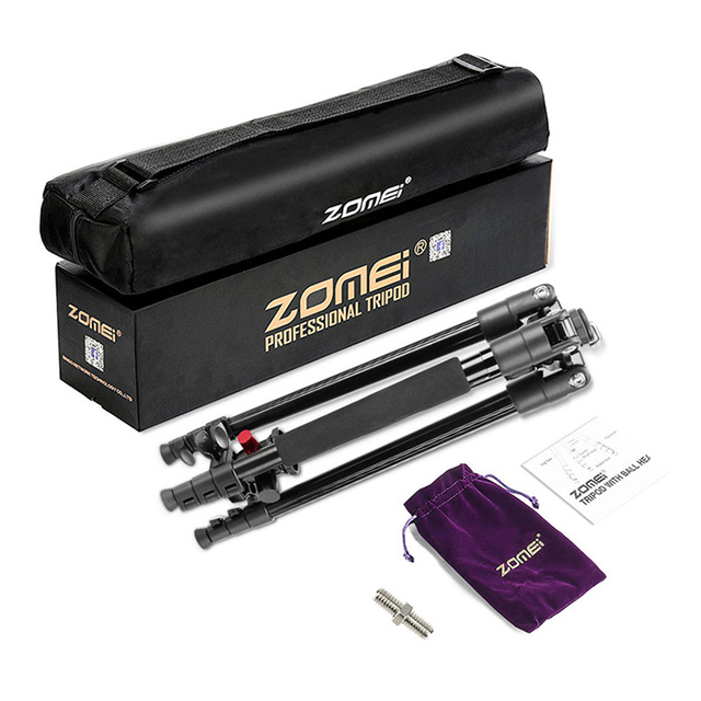 Zomei M6 Portable Camera Tripod Monopod 2 in 1 Professional Stand for DSLR Mirrorless Camera Outdoor Travel Photography Shooting