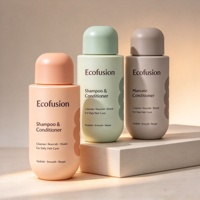 Bouteille cosmétique en plastique souple HDPE de 80 ml, 100 ml, 250 ml, 300 ml, 500 ml, vide, à presser, pour l'emballage de shampooing et d'après-shampooing