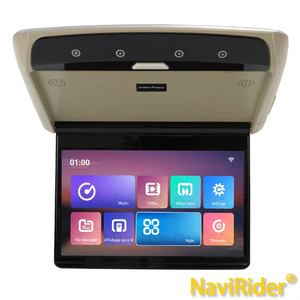 14 Inch <b>Car</b> Roof Monitor TV Flip Down 1080P Video HD Screen MP5 Android 16 Universal With 16-color <b>Ambient</b> <b>Light</b> SD HDMI FM - Product Image 6