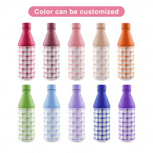 Botella de <span class=keywords><strong>Agua</strong></span> de Acero Inoxidable de Doble Pared, Mantiene las Bebidas Frías y Calientes, Elegante Diseño a Cuadros, Varios Colores - Product Image 6