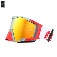 Lunettes de protection tout-terrain légères et personnalisables, monture PC, bordure intégrale. Casque de cyclisme pour sports de plein air, descente rapide, pare-brise anti-poussière