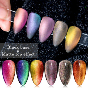 8ml Disco clignotant chat magnétique Gel <span class=keywords><strong>vernis</strong></span> à ongles réfléchissant paillettes arc-en-ciel effet oeil de chat tremper <span class=keywords><strong>semi</strong></span>-<span class=keywords><strong>permanent</strong></span> <span class=keywords><strong>vernis</strong></span> à ongles - Product Image 5
