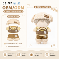 Vêtements de poupée personnalisés en gros OEM/ODM pour tenues de poupées BJD en coton