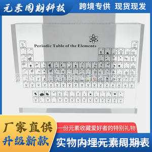 Figuras acrílicas de los elementos de la tabla periódica, especímenes minerales, decoración de escritorio para experimentos de química, decoración del hogar - Product Image 5