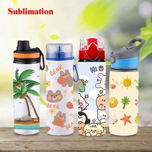 Bouteilles d'eau sportives en aluminium de 750 ml sans BPA, avec couvercle anti-fuite, vente en gros d'usine - Product Image 4