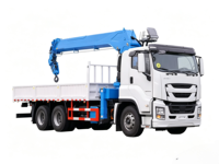 Camion grue télescopique 16T ISUZU 6x4, grue mobile montée sur camion