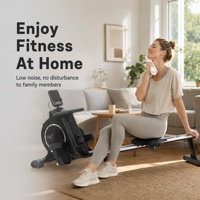 Vente en gros Rameur de fitness à résistance multi-niveaux pour entraînement musculaire et cardio à domicile