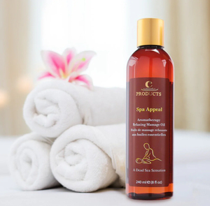 Aceite de Masaje Spa Appeal Enriquecido con Aceites Esenciales, Relajación Profunda para Meditación, Calma el Cuerpo, Elimina la Energía Negativa, Natural y Orgánico - Product Image 1
