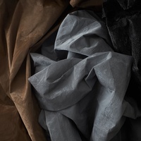 Tissu Tyvek en microfibre respirant, imperméable, anti-UV, couleur personnalisée, pelucheux, enduit de PU, 1443R, papier Tyvek
