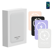 Vente en gros d'usine CE 5000 10000 mAh Batterie externe magnétique 10000 mAh 5000 mAh Charge rapide Power Bank compatible avec iPhone