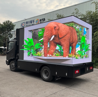 Boîte publicitaire LED mobile pour camion JCT, étanche IP65, luminosité 5000 cd, avec système de gestion du contenu, affichage de panneaux d'affichage