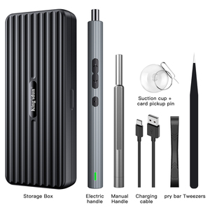 Ensembles de <span class=keywords><strong>tournevis</strong></span> électriques de précision 58 en 1 outils Rechargeable Mini <span class=keywords><strong>petit</strong></span> Kit embouts <span class=keywords><strong>sans</strong></span> <span class=keywords><strong>fil</strong></span> montre en verre réparation de téléphone portable - Product Image 3