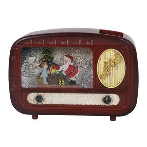 Lámpara LED MELODY con Escena Navideña de Santa Claus, Globo de Nieve Giratorio con Purpurina, Funciona con 3 Pilas AA (No Incluidas) para Uso en Interiores - Product Image 2