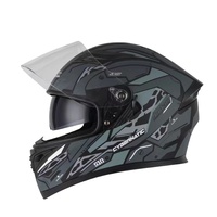 Casco Integrale per Moto Unisex di Alta Qualità con Certificazione 3C DOT ECE, Casco in ABS per Adulti per Protezione durante la Guida di Moto e Ciclismo