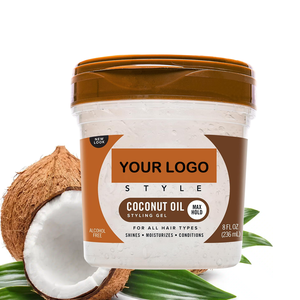 <span class=keywords><strong>Gel</strong></span> coiffant personnalisé avec logo, tenue extra forte, super fixation, <span class=keywords><strong>gel</strong></span> pour cheveux bouclés - Product Image 4