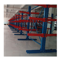 Système de rayonnage cantilever standard UE en acier robuste, capacité de charge 2000 kg, résistant à la corrosion, avec cadre de stockage à barres longues