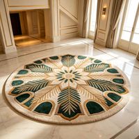 Tapis de luxe en fausse fourrure de cachemire à motif Dubaï