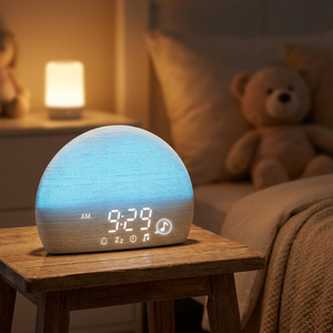 Máquina de Sonido Optimizada de Última Generación con Luz <span class=keywords><strong>Despertador</strong></span> de Alta Gama y Elegante Luz Ambiental RGB, Lámpara Nocturna Innovadora para el Hogar con Reloj de Mesa - Product Image 1