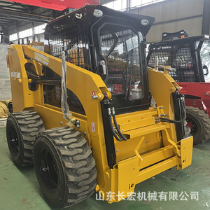 Minicargadora JC120 Diésel con Ruedas, Amarilla, Equipo de Construcción Compacto - Product Image 4