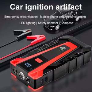 12VCar Jump motorino di avviamento Power Bank Power Bank martello di sicurezza con morsetto di protezione sovraccarico - Product Image 4