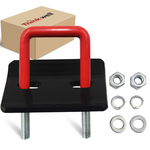 Verrou de remorque Thinkwell 2 en 1 en acier avec boulons en U, écrous et rondelles pour Jeep - Product Image 1