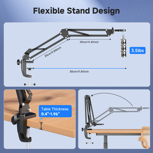 Flex Digital 5-inch Screen 1000X Magnification Flexible Arm for Soldering Electronics Repair Plants PC View LP050-TZ1B LED Light - Product Image 6