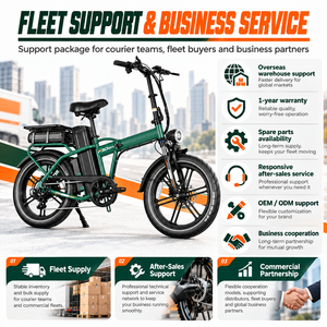 จักรยานไฟฟ้า QMWHEEL F30 Ultra UK Stock E Bike ขนาด 20 นิ้ว พับได้ กำลังไฟ 250W แบตเตอรี่คู่ 70Ah ระยะทางไกล - Product Image 4