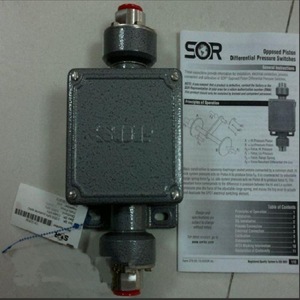 Pressostat différentiel Sor G1/2 SPDT en laiton pour air IP65 100 PSI - Product Image 1