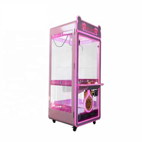 Machine à griffes à monnayeur pour peluches chat mignonnes, distributeur de poupées, machine à griffes porte-bonheur