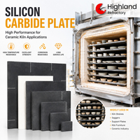 Plaques en carbure de silicium SSiC 3,10 g/cm³ 1600 ° C pour le frittage céramique - Résistance à la flexion 380MPa et faible glissement, prêt pour les projets
