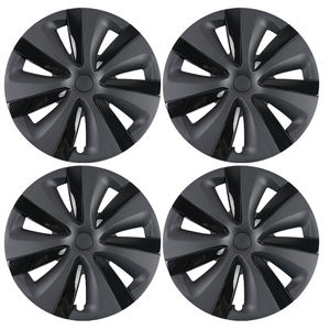 Compatible avec Tesla Model 3 Highland 2023, <span class=keywords><strong>enjoliveur</strong></span> de roue, cache-moyeu, 18 pouces, noir mat, design symétrique (4 pièces) pour <span class=keywords><strong>enjoliveur</strong></span> de roue Model 3 <span class=keywords><strong>Aero</strong></span> - Product Image 4