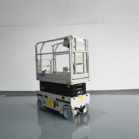 Plateforme élévatrice à ciseaux électrique autopropulsée 6m 8m 10m 14m, capacité 450kg, plateforme de levage mobile pour entrepôt et usine