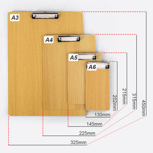 Vente en gros d'usine <span class=keywords><strong>de</strong></span> nouveaux presse-papiers A4 en bois personnalisés pour impression vierge ou personnalisée - Product Image 2