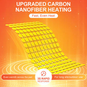 Riscaldatore per Sedile Elettrico USB, Nano Argento, Riscaldamento a Agopuntura, Trapuntato in Cotone, Ecologico, Rimovibile, Lavabile, Temperatura Multi-Livello - Product Image 3
