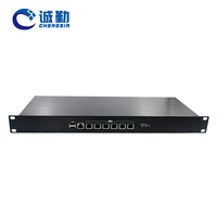 Châssis de serveur en rack personnalisé 6 Lan 19 pouces 1U J1900 J1800 E3845 Passerelle réseau 1U Rackmount Pfsense Firewall Mini PC Case