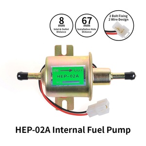 HEP-02A universale 12V/24V pompa del carburante elettrica accessori modifica auto pompa Diesel esterna - Product Image 6