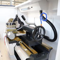 Tour CNC horizontal CK6150 avec alésage de broche de 80 mm, grande portée de coupe de 500 mm, Fanuc / GSK en option
