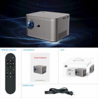 H96 HY350 Smart 4K LED Projecteur 1080P Android 11 4K 300 Lumens Projecteur
