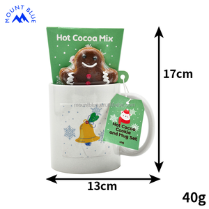 Nuevo: Cacao en Polvo Navideño en Bolsa de Regalo Festiva con Hombre de Jengibre para Regalos Navideños y Disfraces Invernales - Product Image 3