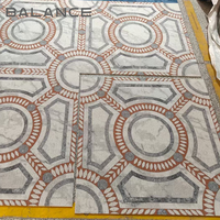 Dalles de moquette imprimées, motif de moquette pour bars et restaurants, impression jet d'encre, dalles de moquette modulaires