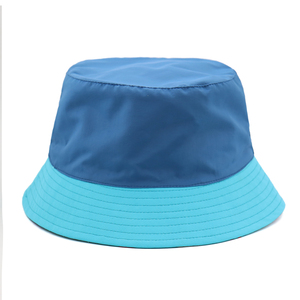 Chapeau de soleil pliable à large bord bleu, protection solaire, séchage rapide, réversible, avec broderie personnalisée, faible MOQ, vente en gros - Product Image 3