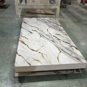 Tùy chỉnh PVC tấm đá cẩm thạch không thấm nước trang trí nội thất UV PVC đá cẩm thạch tấm bảng cho các bức tường trong nhà - Product Image 5