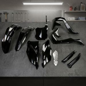 Kit di plastica nera completa per Kawasaki KXF 450 2019-2023 modelli di accessori per moto - Product Image 3