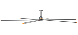 Ventilateur de plafond industriel grand format HVLS RTFANS pour entrepôt, 24 pieds - Product Image 5