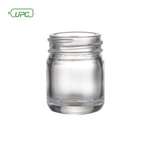 برطمان زجاجي مربع مستدير قابل لإعادة التدوير ومتين وواضح بحجم مخصص للبيع بالجملة - Product Image 4