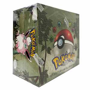 Boîte de boosters de cartes à collectionner <span class=keywords><strong>Pokémon</strong></span> Jungle Foil, cartes <span class=keywords><strong>Pokémon</strong></span> 1999 <span class=keywords><strong>1ère</strong></span> <span class=keywords><strong>édition</strong></span>, paquets de boosters vintage, cartes <span class=keywords><strong>Pokémon</strong></span> en vrac, coffret cadeau - Product Image 5