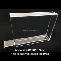 Vitrine acrylique transparente protégée contre les UV de qualité supérieure pour les boîtes Nintendo de style moderne