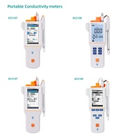 Aoda EC300F Conductimètre de table de laboratoire Compensation automatique de température Résistivité EC TDS Salinité Plastique OEM
