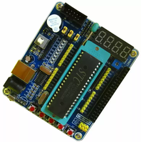 Placa de aprendizaje de microcontrolador de un solo chip QXT 51, placa de desarrollo STC89C52RC, placa de sistema de procesamiento integrado