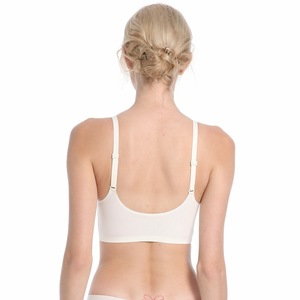 Hermosa <span class=keywords><strong>espalda</strong></span> cómoda <span class=keywords><strong>Tira</strong></span> ajustable correas finas sólidas suaves soporte sin cables Estilo Chaleco <span class=keywords><strong>sujetador</strong></span> de gelatina sin costuras para mujeres - Product Image 3